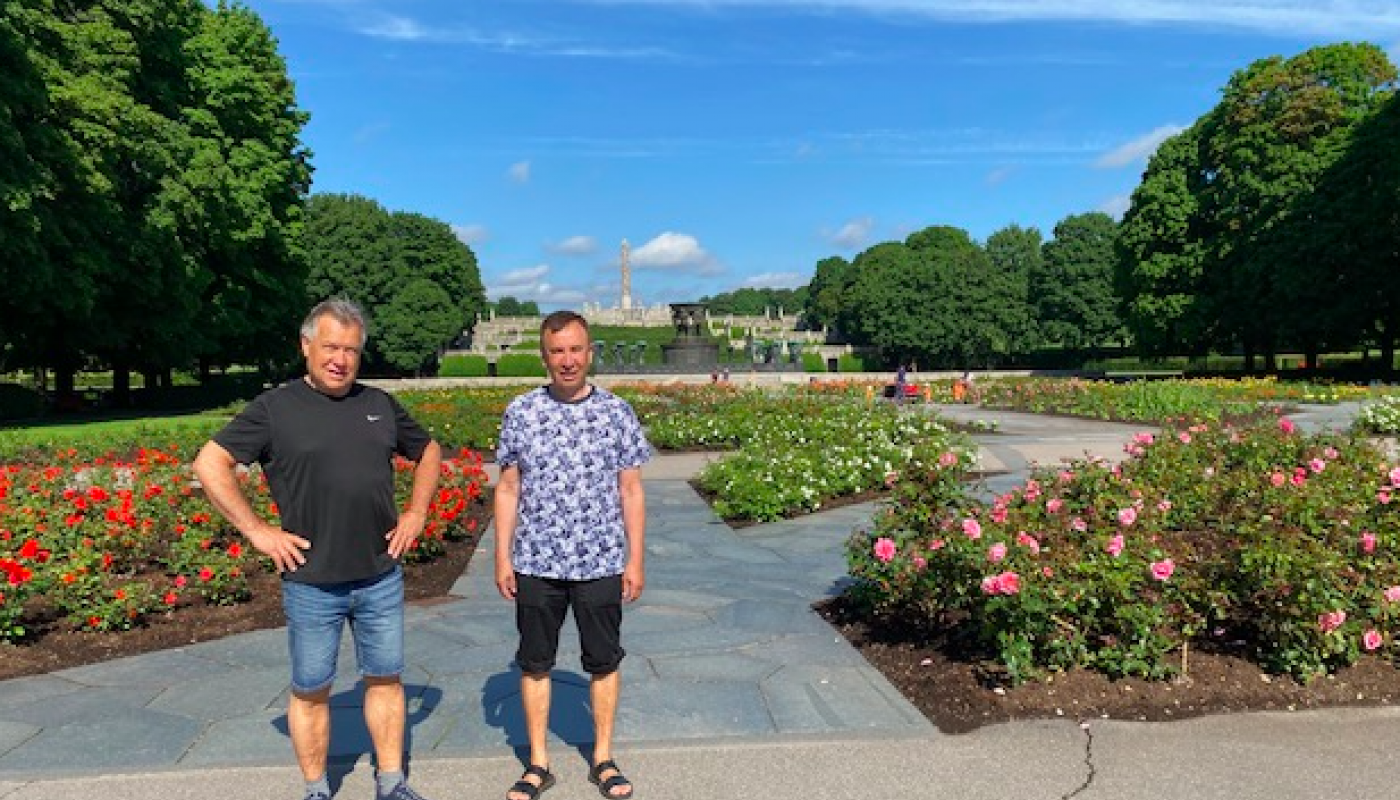 Tur i Frognerparken 25.juni 2020.