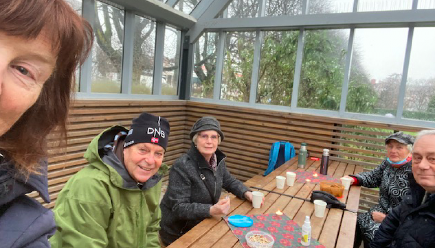 Årets siste tur i Botanisk Hage 10.desember 2020