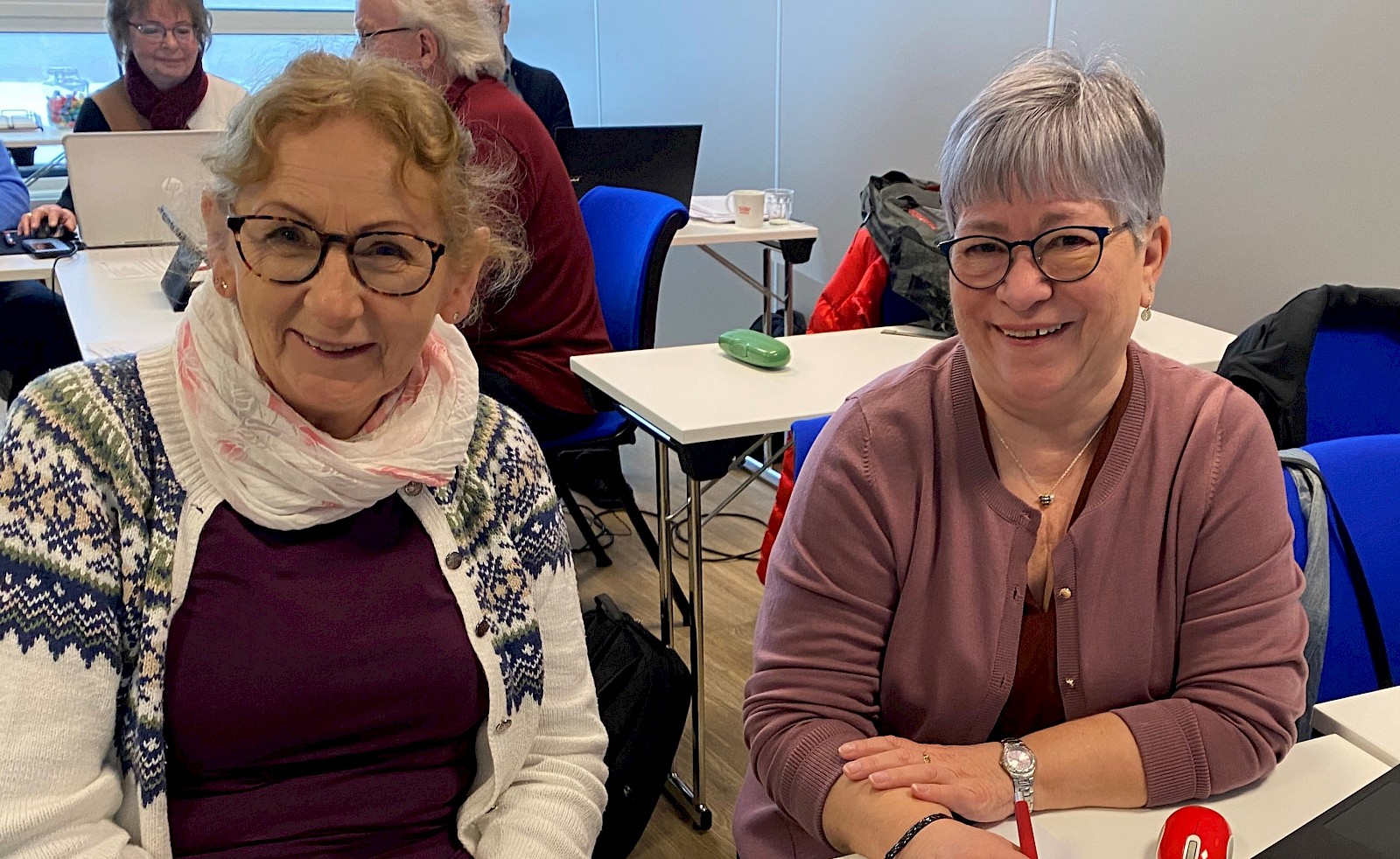 Nina og Wenche på kurs