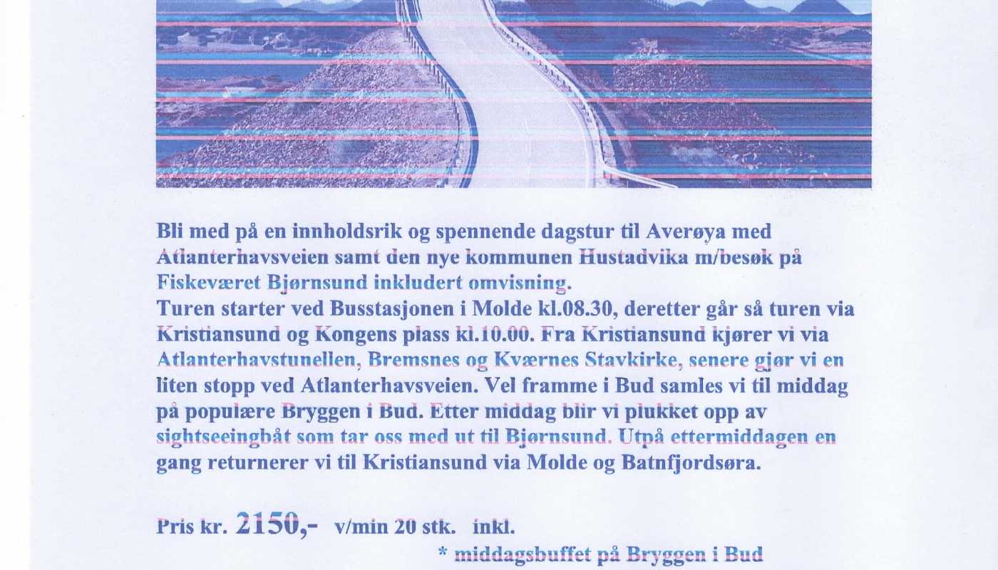 DAGSTUR TIL BUD OG BJØRNSUND