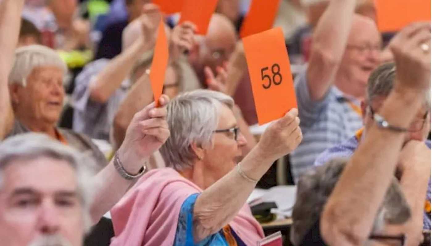Votering på landsmøtet PF 6. juni 2018