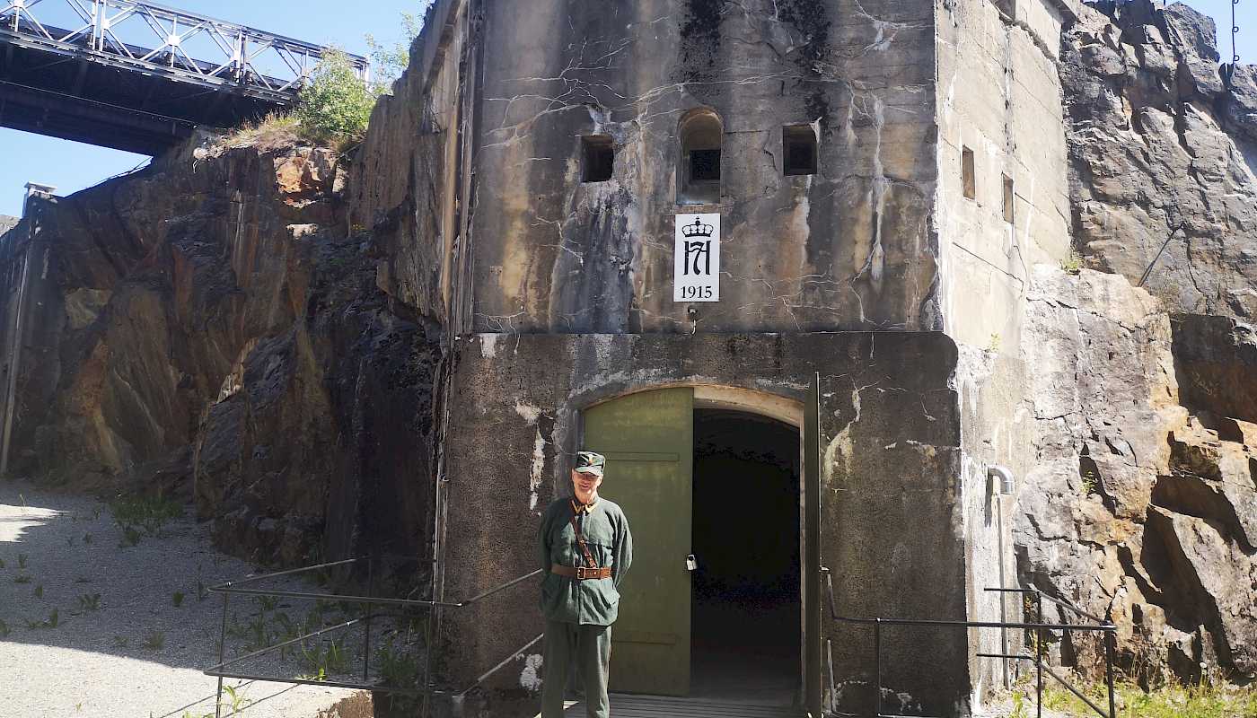 Nydelig vær skapte en flott ramme for turen til Høytorp fort i Mysen