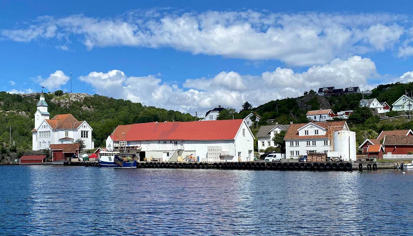 Kirkehamn på Hidra leverte
