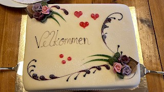 Viser marsipankake
