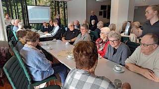 Praten går livlig