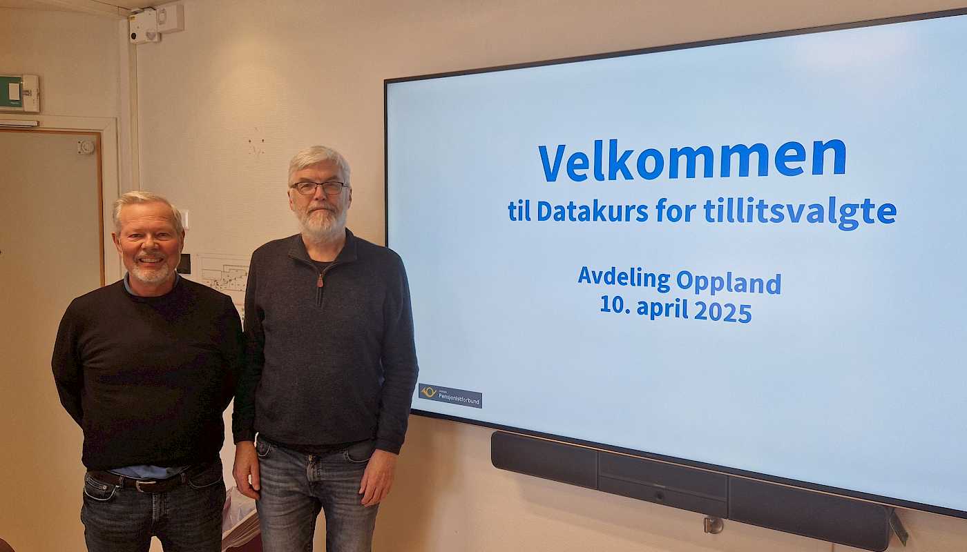 Tillitsvalgte lærer universell utforming på kurs i Lillehammer